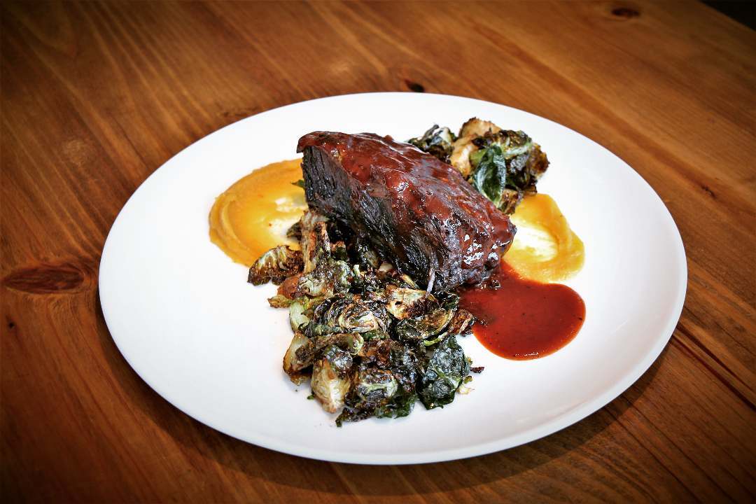 Order Braised Beef Short Ribs food online from West Table Kitchen & Bar store, Lubbock on bringmethat.com