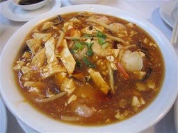 Order Seafood Hot & Sour Soup (For 2) food online from Royal Stix Restaurant store, Fayetteville on bringmethat.com