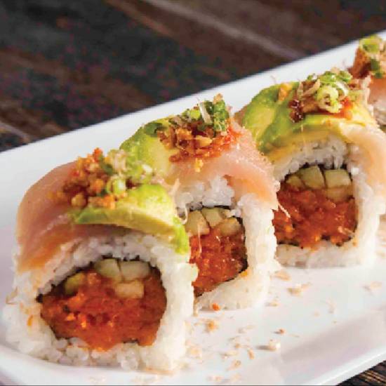 Order F13 Yellowtail Delight Roll food online from Ichima store, Pasadena on bringmethat.com