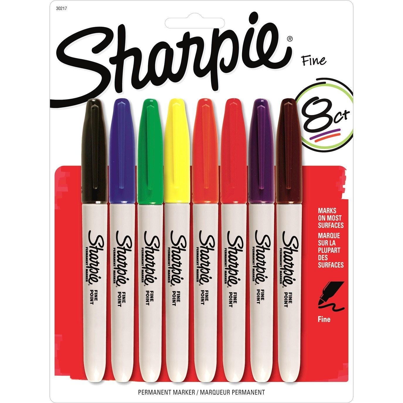 Order Sharpie Permanent Markers, Fine Point, Assorted - 8 ct food online from Rite Aid store, Antelope on bringmethat.com