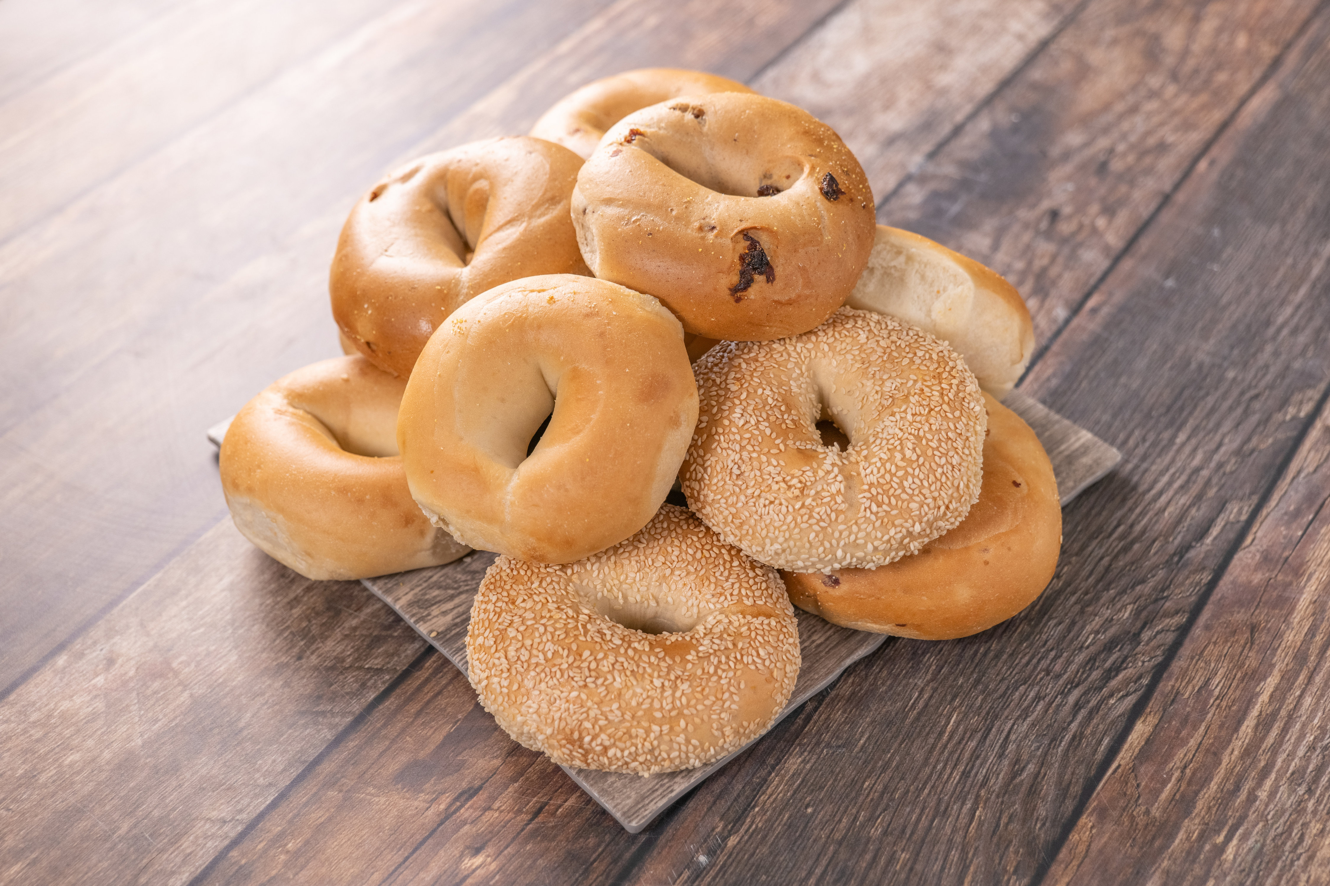Order 1 Dozen Bagel food online from Daily Donuts & Sandwiches store, Sunnyvale on bringmethat.com