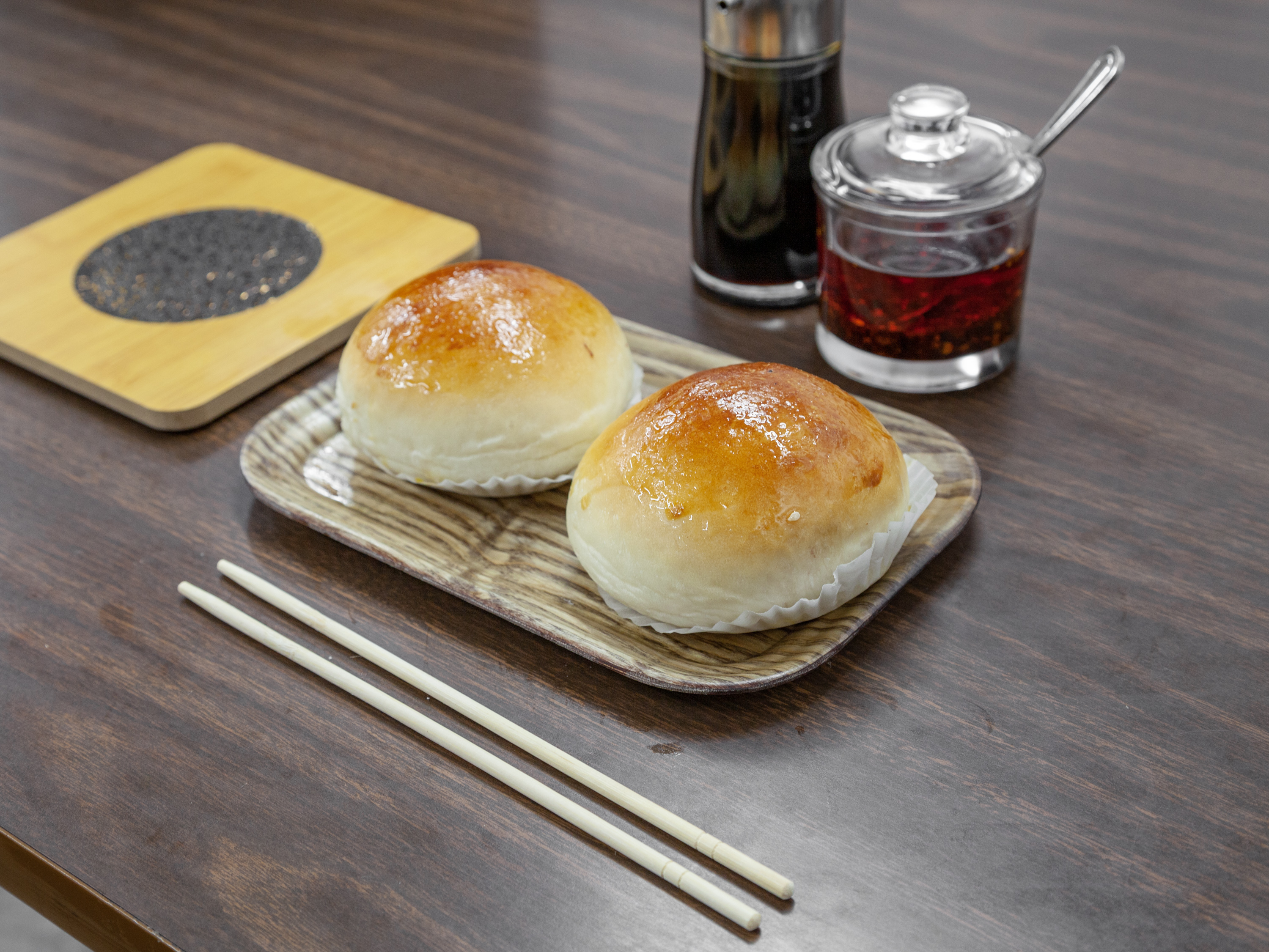 Order Baked BBQ Bun food online from House of Dim Sum store, San Francisco on bringmethat.com