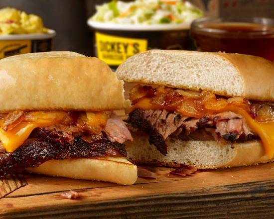 Order Pit Dip Sandwich Plate food online from Dickey'S Barbecue Pit store, Las Vegas on bringmethat.com