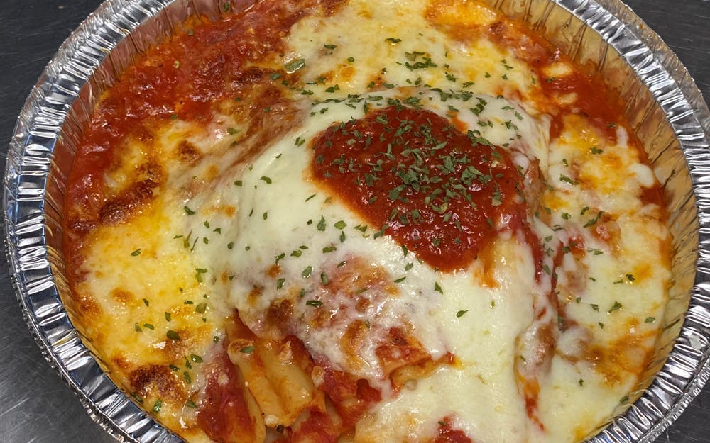 Order Mama's Lasagna - Entree food online from Three Brothers Italian Restaurant store, Bowie on bringmethat.com