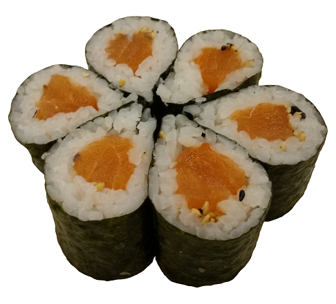 Order Salmon Maki ( 6 pc ) food online from Oishii Sushi store, Springfield on bringmethat.com