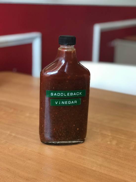 Order Spicy Vinegar ~1oz food online from Saddleback Bbq store, Meridian charter Township on bringmethat.com