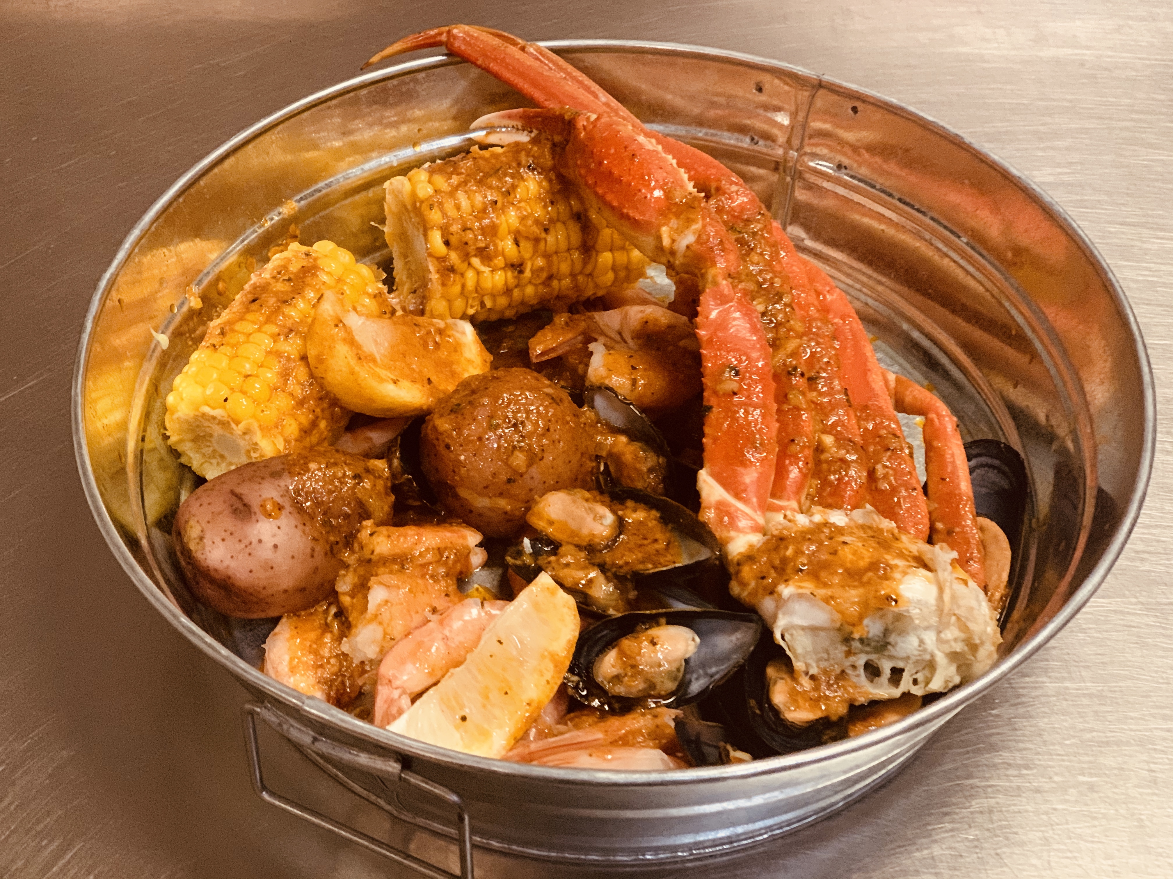 Order #4 Luxury Seafood Combo  food online from Buffet City/Cajun Seafood Boil store, Chicago on bringmethat.com