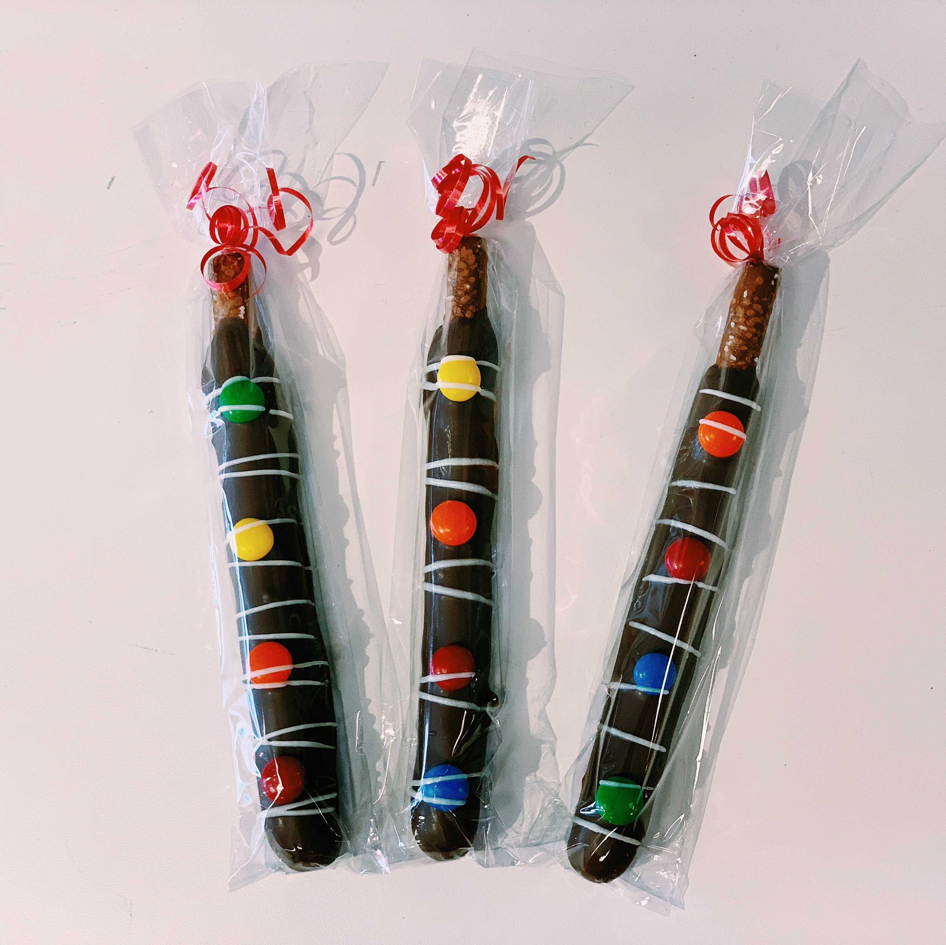 Order Caramel Covered Chocolate Dipped Pretzel Rod food online from Park Avenue Confectionary store, Mechanicville on bringmethat.com