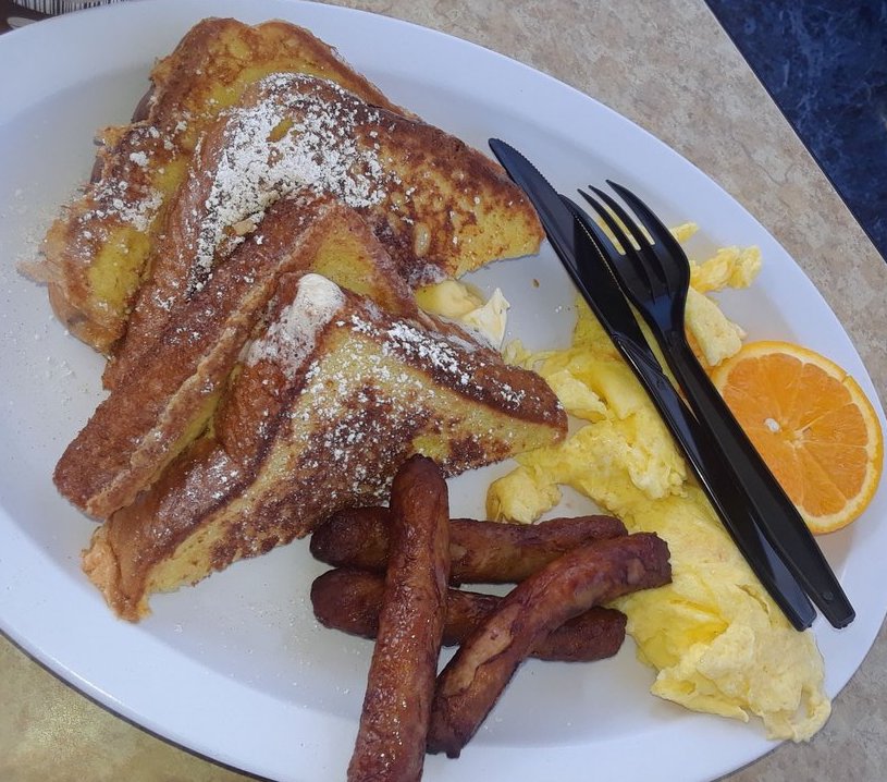 Order French Toast and Eggs food online from Hercules Burgers store, South Gate on bringmethat.com