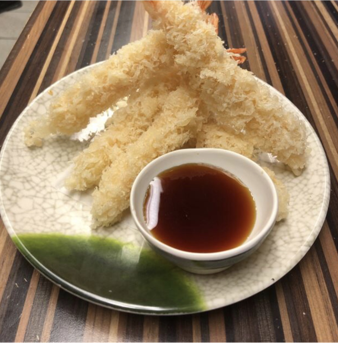 Order Shrimp Tempura (5) food online from Bao Bao Hibachi Sushi store, Vestal on bringmethat.com