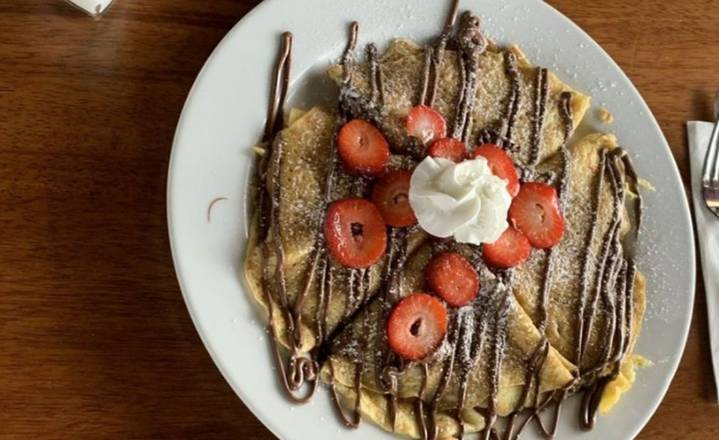 Order Nutella Strawberry Crepes food online from Loru Cafe store, Camarillo on bringmethat.com