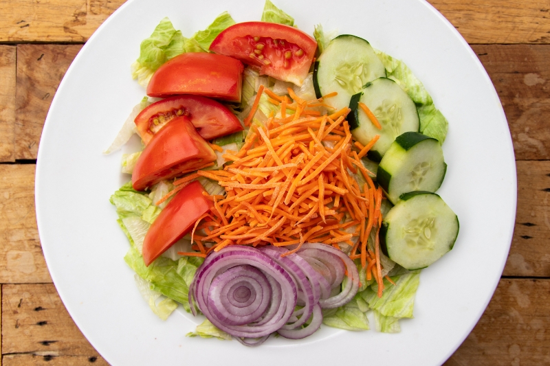 Order Garden Salad food online from Boston Burger Company store, Salem on bringmethat.com