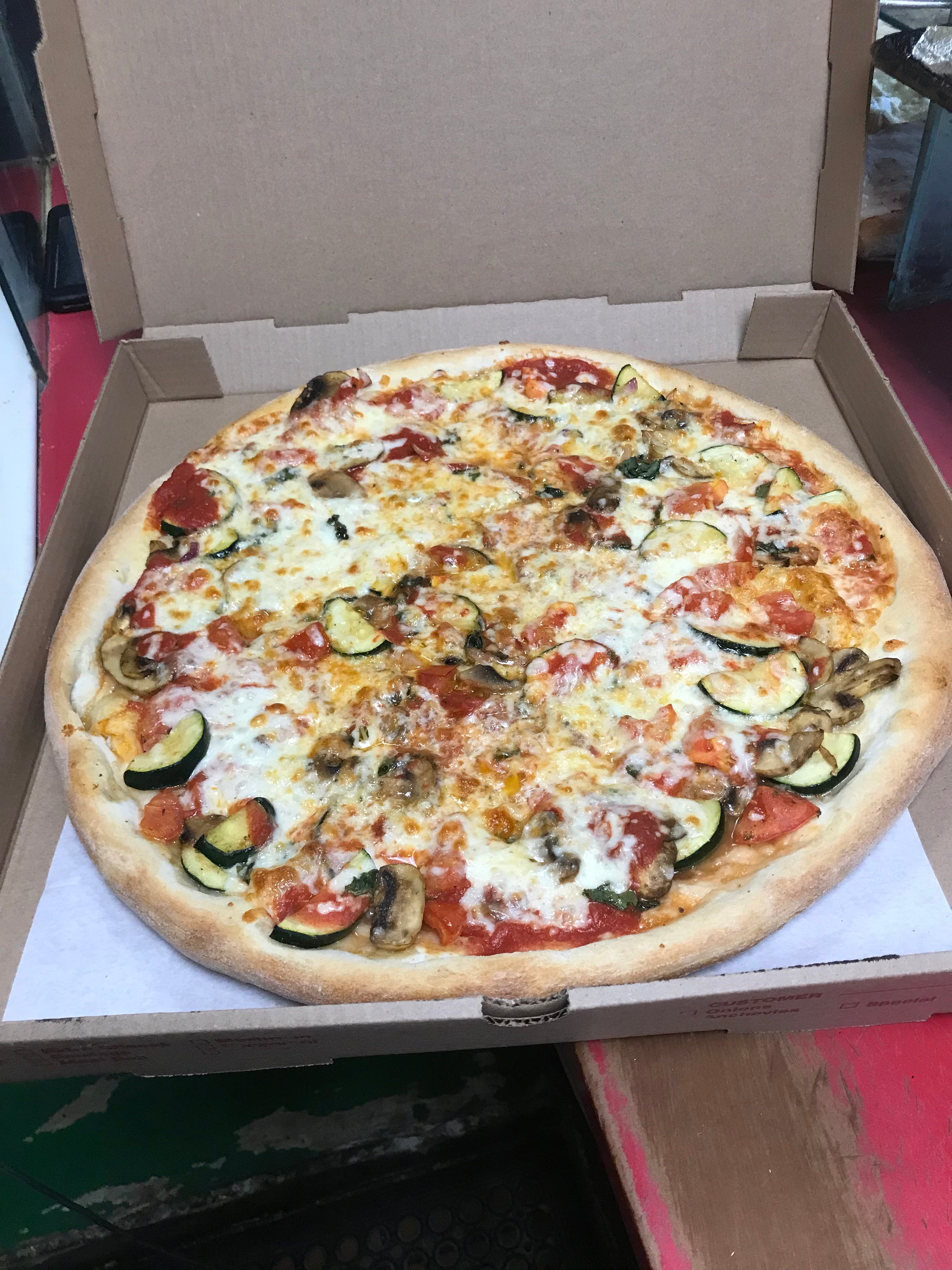 Order Fresca Pie - Personal 12" food online from Badabing Pizzeria store, Middletown on bringmethat.com
