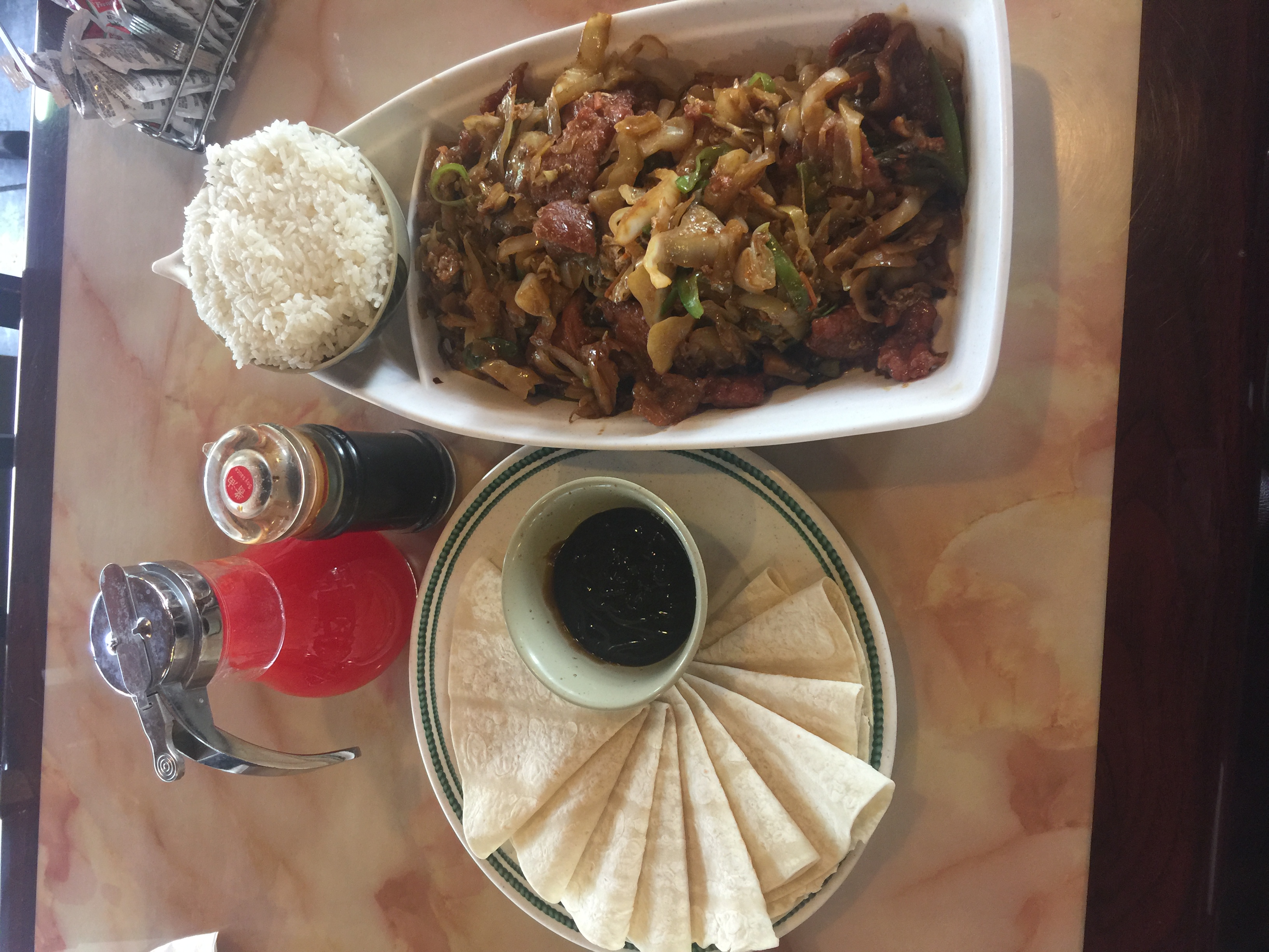 Order Beef Moo Shu food online from CHINA CAFE store, Moline on bringmethat.com