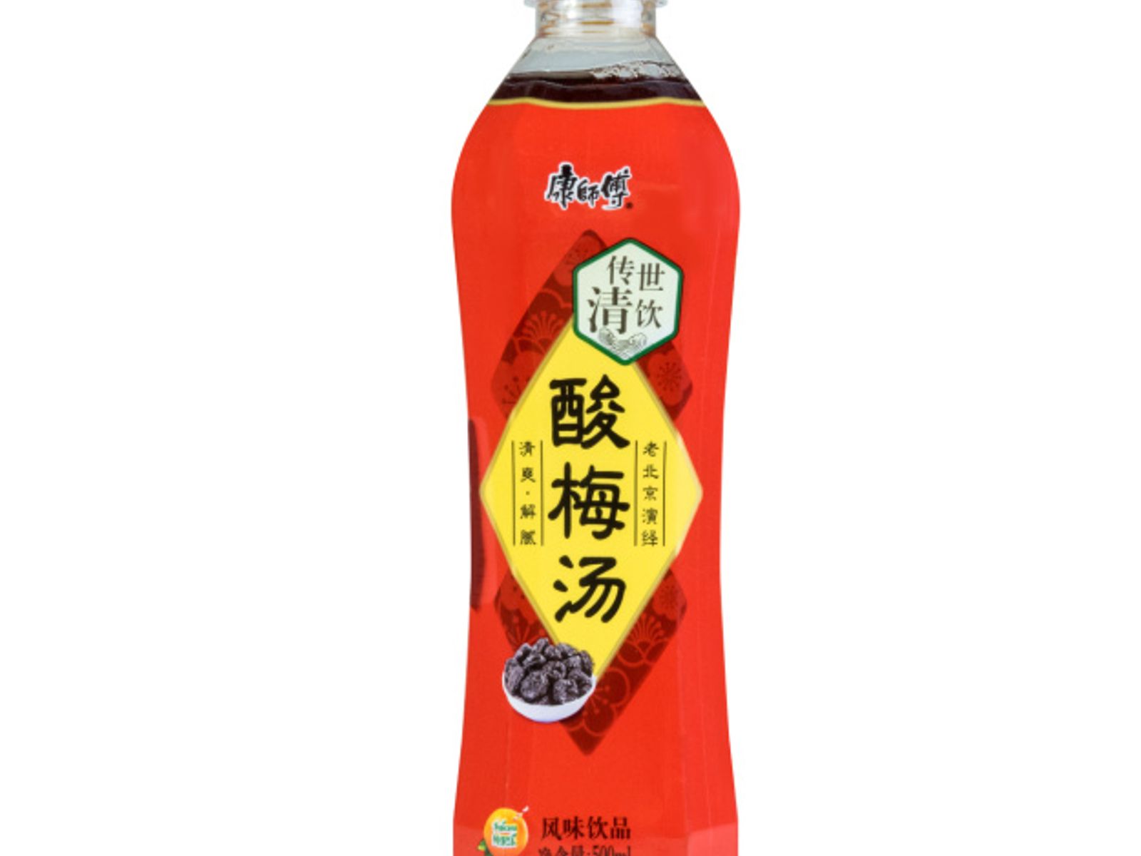 Order Master Kong Sour Plum Drink 康师傅 酸梅汤 food online from Mid Summer Lounge store, Champaign on bringmethat.com