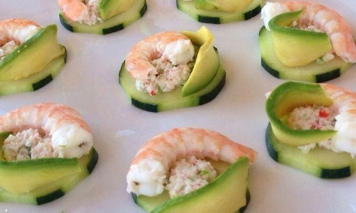 Order Shrimp and Avocado food online from Moonrise Spirits And Sushi store, El Paso on bringmethat.com