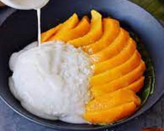Order Mango with Sweet Sticky Rice food online from Thai Elephant store, Cleveland on bringmethat.com