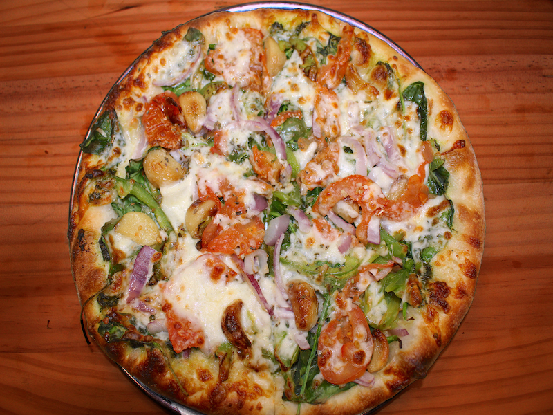 Order Pesto Veggie Pizza food online from Stefano's Pizza Express store, Pharr on bringmethat.com