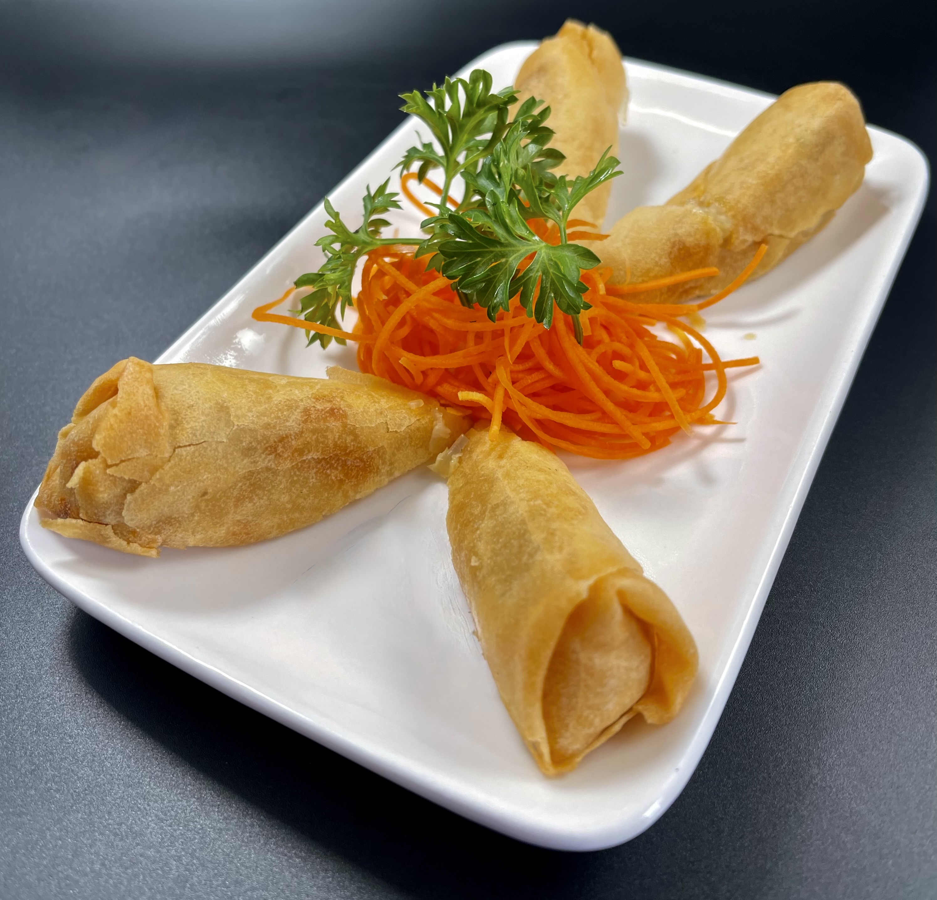 Order Spring Roll food online from Tsuki Sushi store, Lombard on bringmethat.com