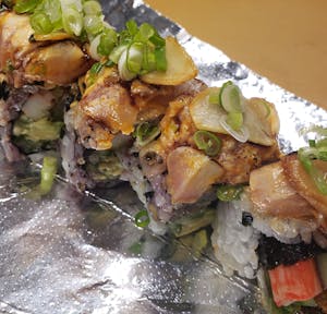 Order L.A. Roll (8 pcs) food online from Kanbu Sushi Downtown store, Ann Arbor on bringmethat.com