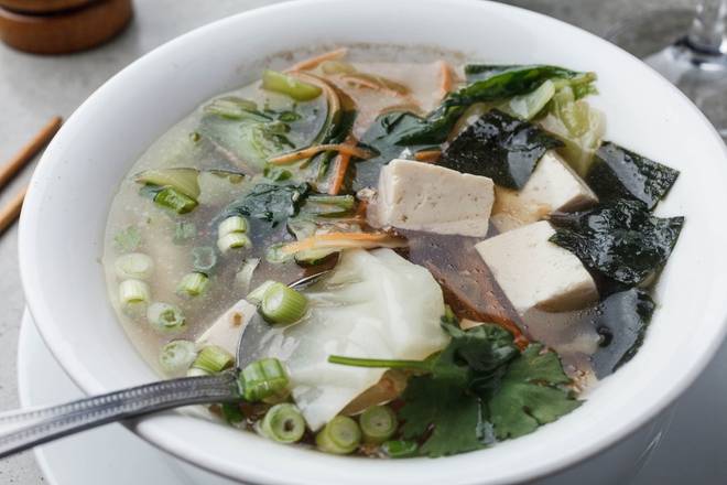 Order Garden Soup (Vegan) Bowl food online from SukhoThai on Royal St. store, New Orleans on bringmethat.com