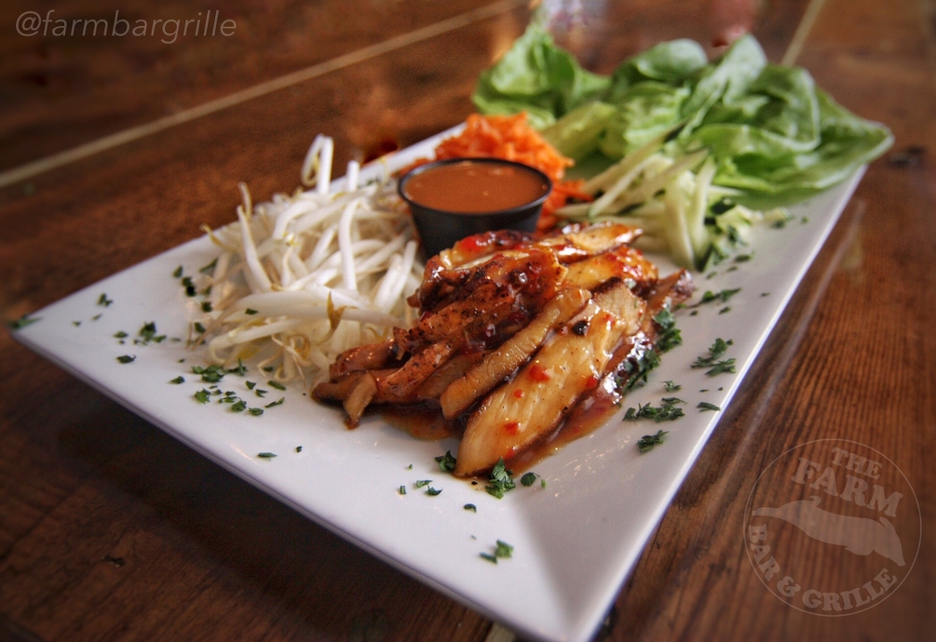 Order Chicken Thai Lettuce Wraps food online from The Farm Bar & Grille store, Manchester on bringmethat.com