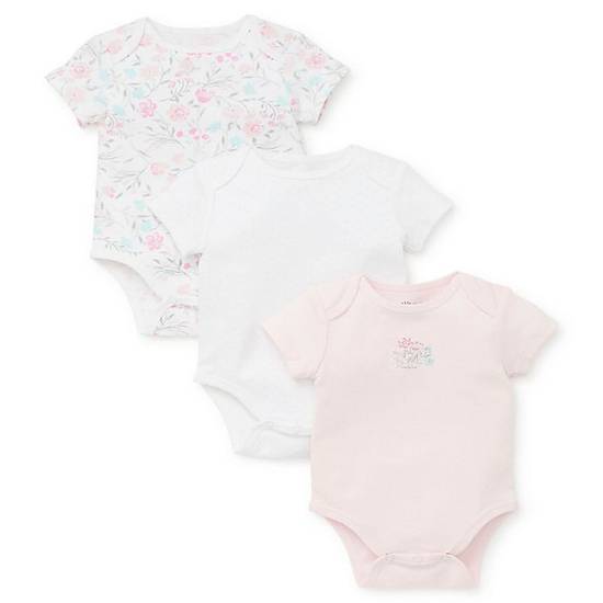 Order Little Me® Size 3M 3-Pack Watercolor Bodysuits in Pink food online from Bed Bath & Beyond store, Lancaster on bringmethat.com