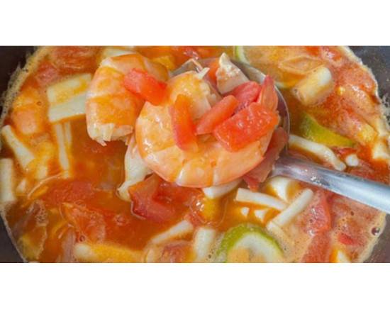 Order 6.Tom Yum soup food online from Ding Asian Fusion store, Bethany on bringmethat.com