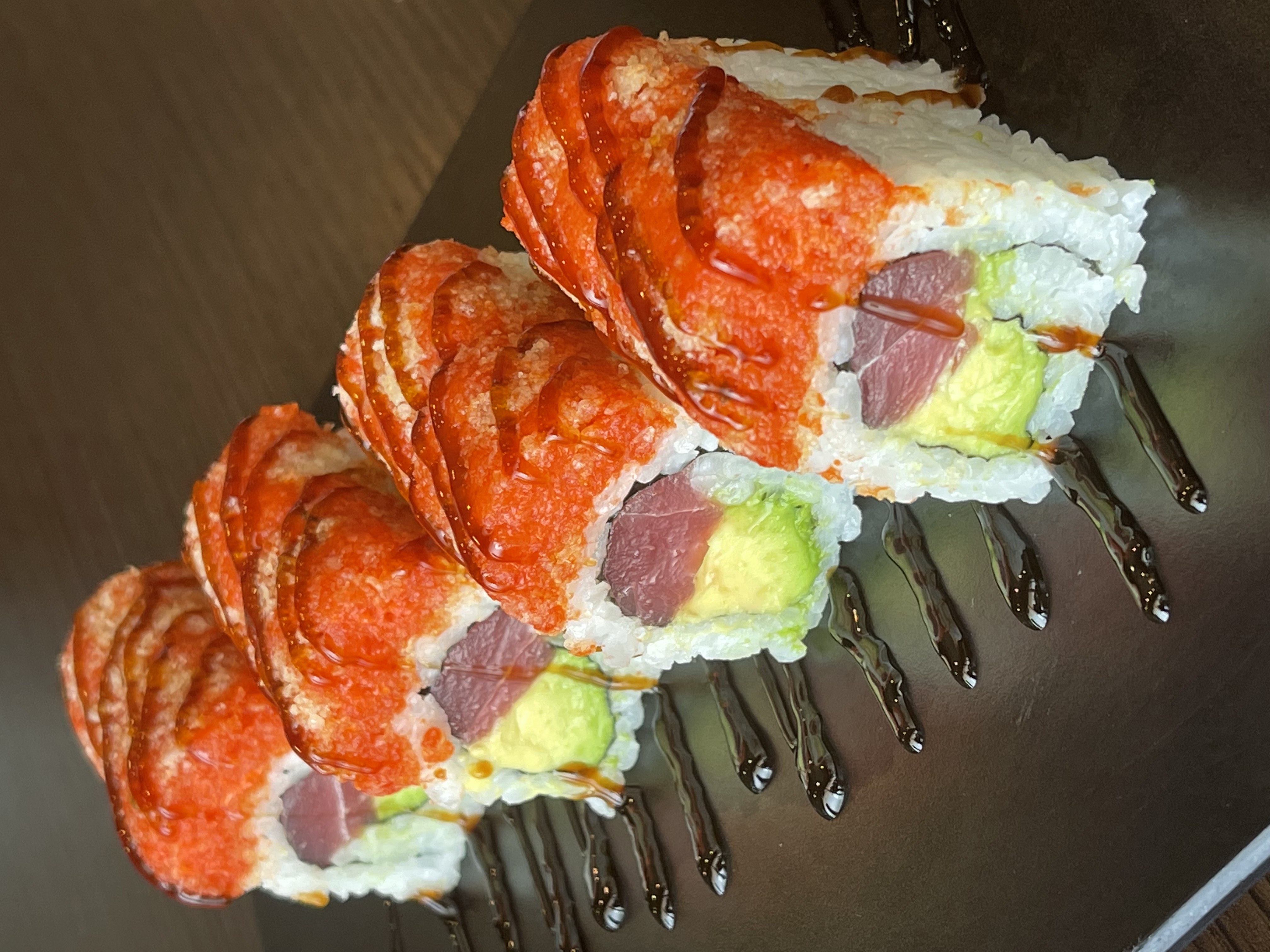 Order 4. Crazy Tuna (RAW) food online from Hachi Sushi store, Loves Park on bringmethat.com