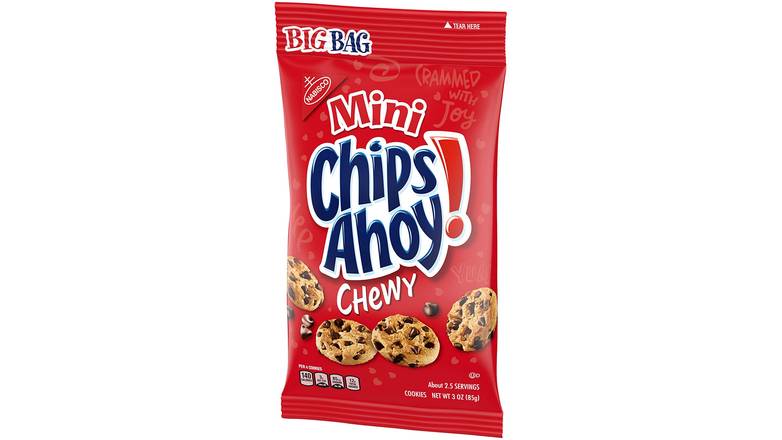 Order Nabisco Chips Ahoy! Mini Chewy Chocolate Chip Cookies food online from Trumbull Mobil store, Trumbull on bringmethat.com