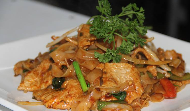 Order 2. Drunken Noodle food online from Green Papaya Pan Asian Cuisine store, Jacksonville on bringmethat.com