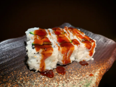 Order R15. Eel Roll food online from Sushitoo Express store, Gibsonia on bringmethat.com