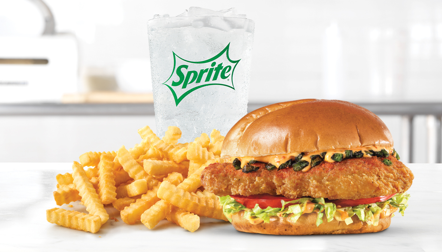 Order Spicy Jalapeno Chicken Sandwich food online from Arby store, Shepherdsville on bringmethat.com