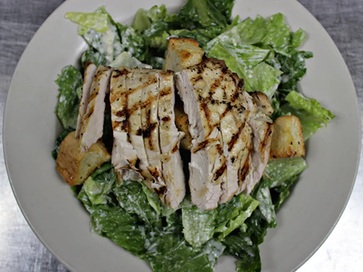 Order Caesar Salad w/Chicken food online from Dengeos store, Glenview on bringmethat.com