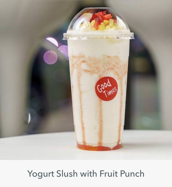 Order Yogurt Slush with Fruit Punch (24 oz) food online from Kho Bo Ngoc Quyen store, Gretna on bringmethat.com