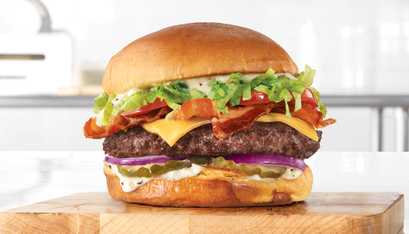 Order Bacon Ranch Wagyu Steakhouse Burger food online from Arby store, Carol Stream on bringmethat.com