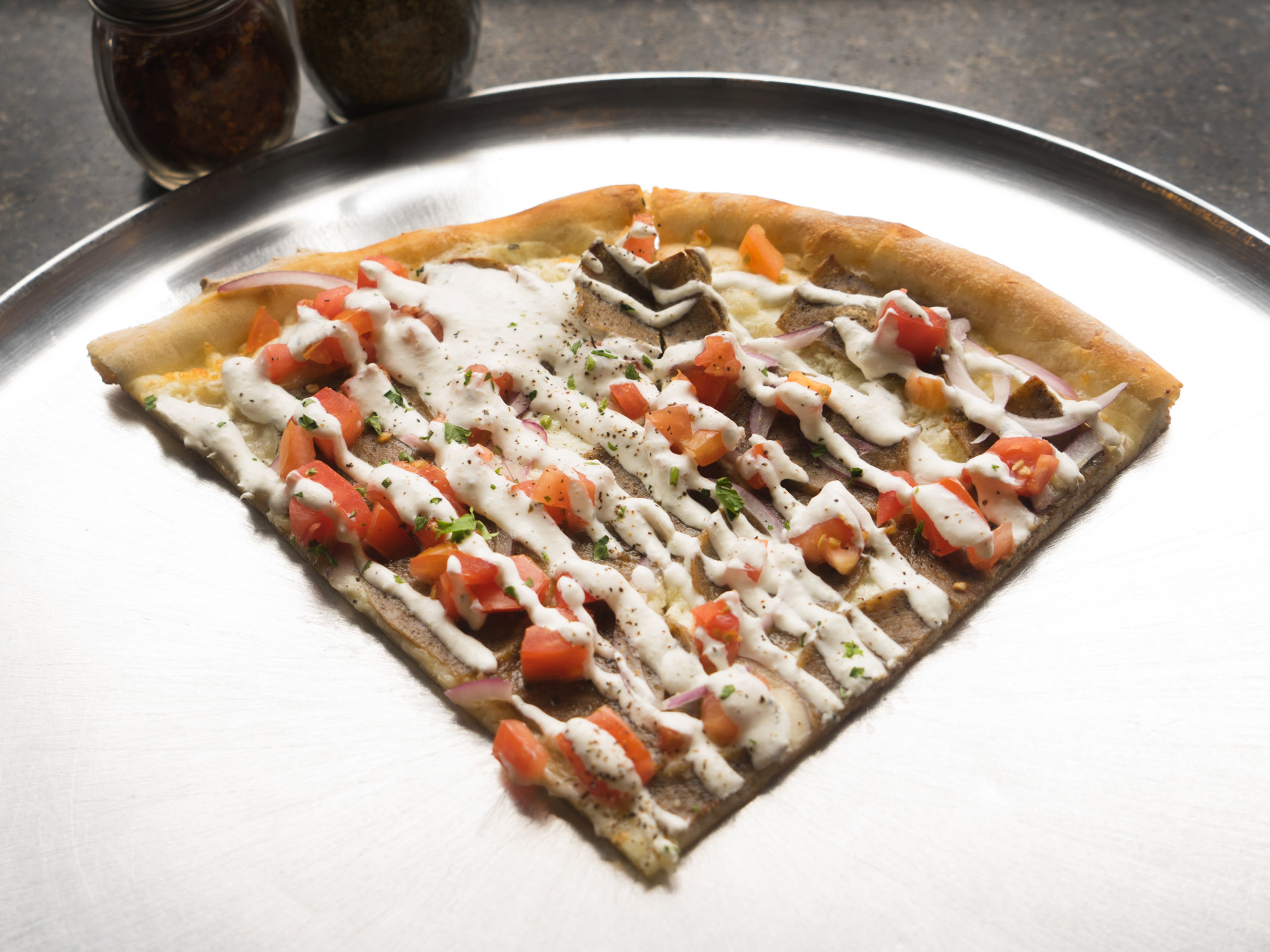 Order Gyro Pizza food online from Mesa Pizza store, Minneapolis on bringmethat.com