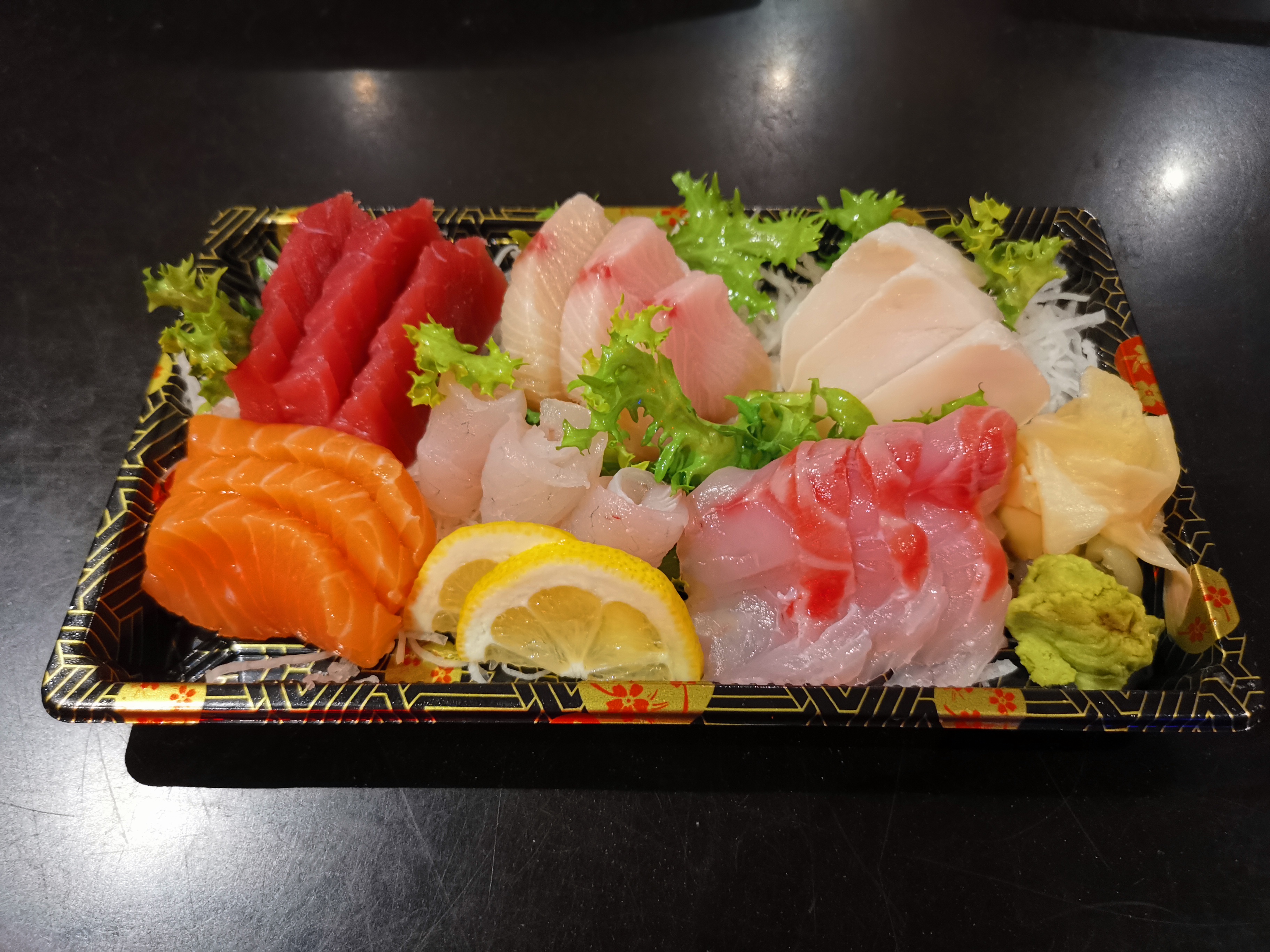 Order 18 Piece Sashimi Deluxe food online from Sakura 6 store, Brooklyn on bringmethat.com