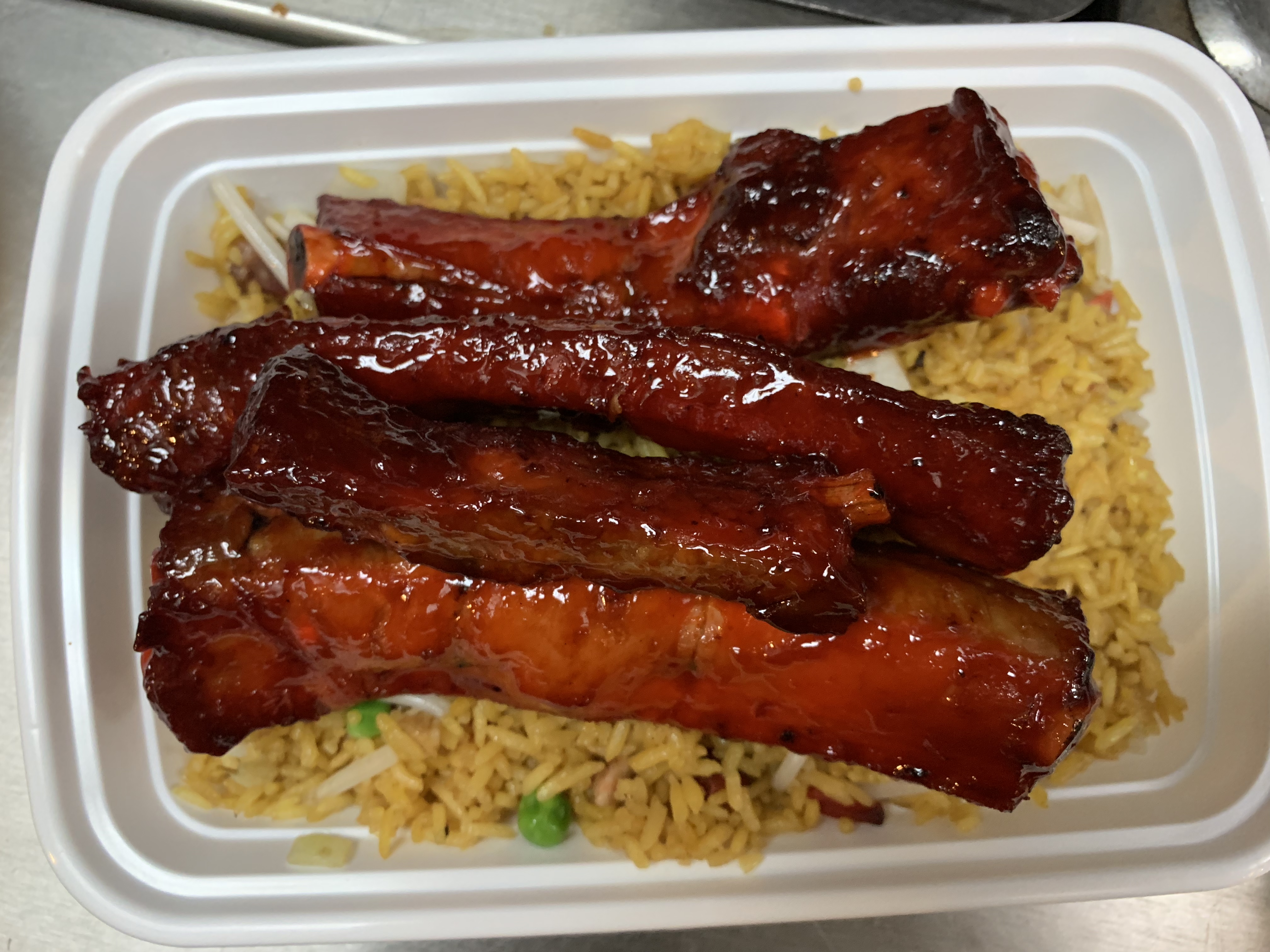 Order Spare Ribs Or Boneless Combination Plate food online from Jade House store, Fort Lee on bringmethat.com