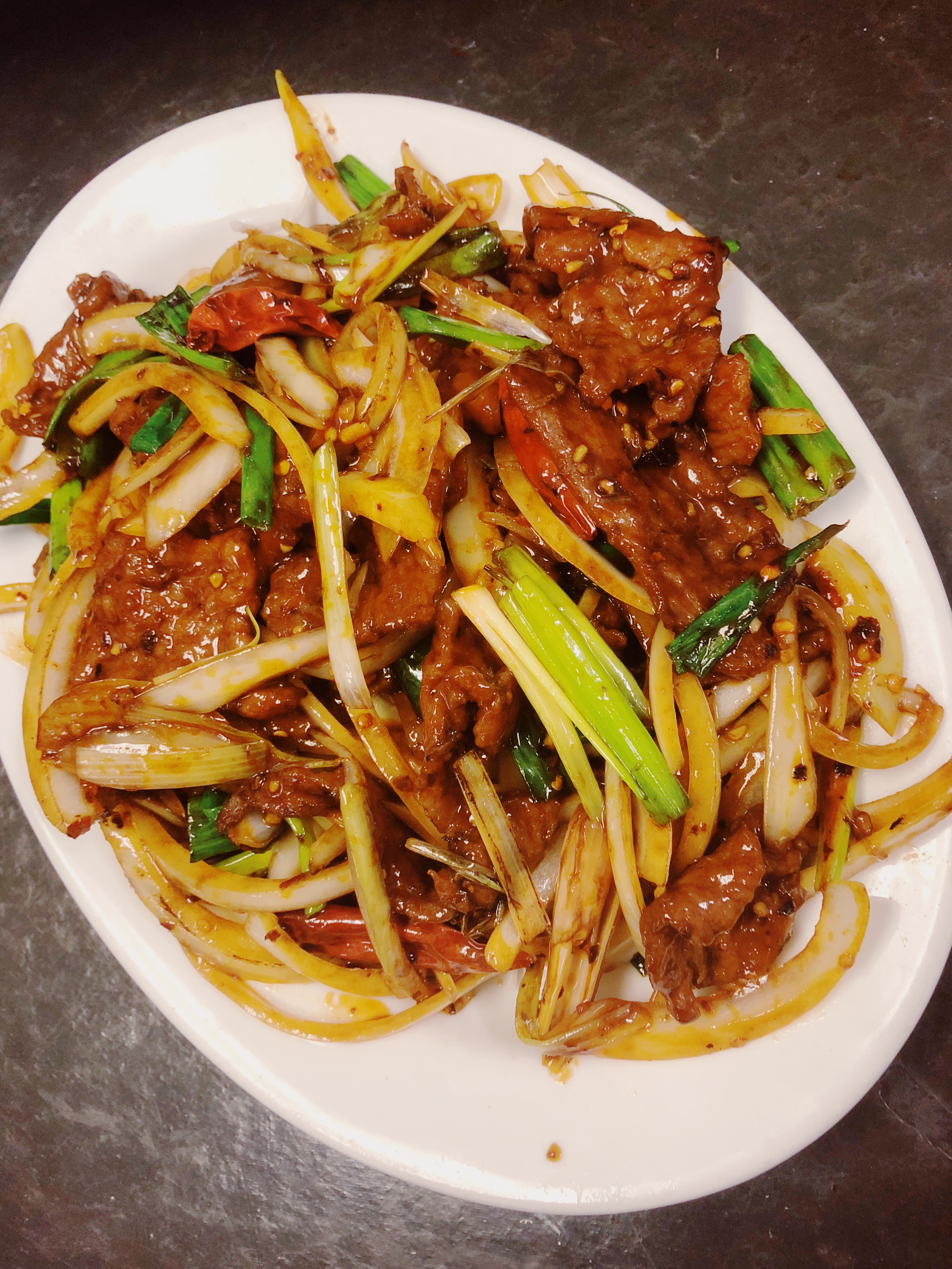 Order Mongolian Beef food online from New China Cuisine store, North Las Vegas on bringmethat.com
