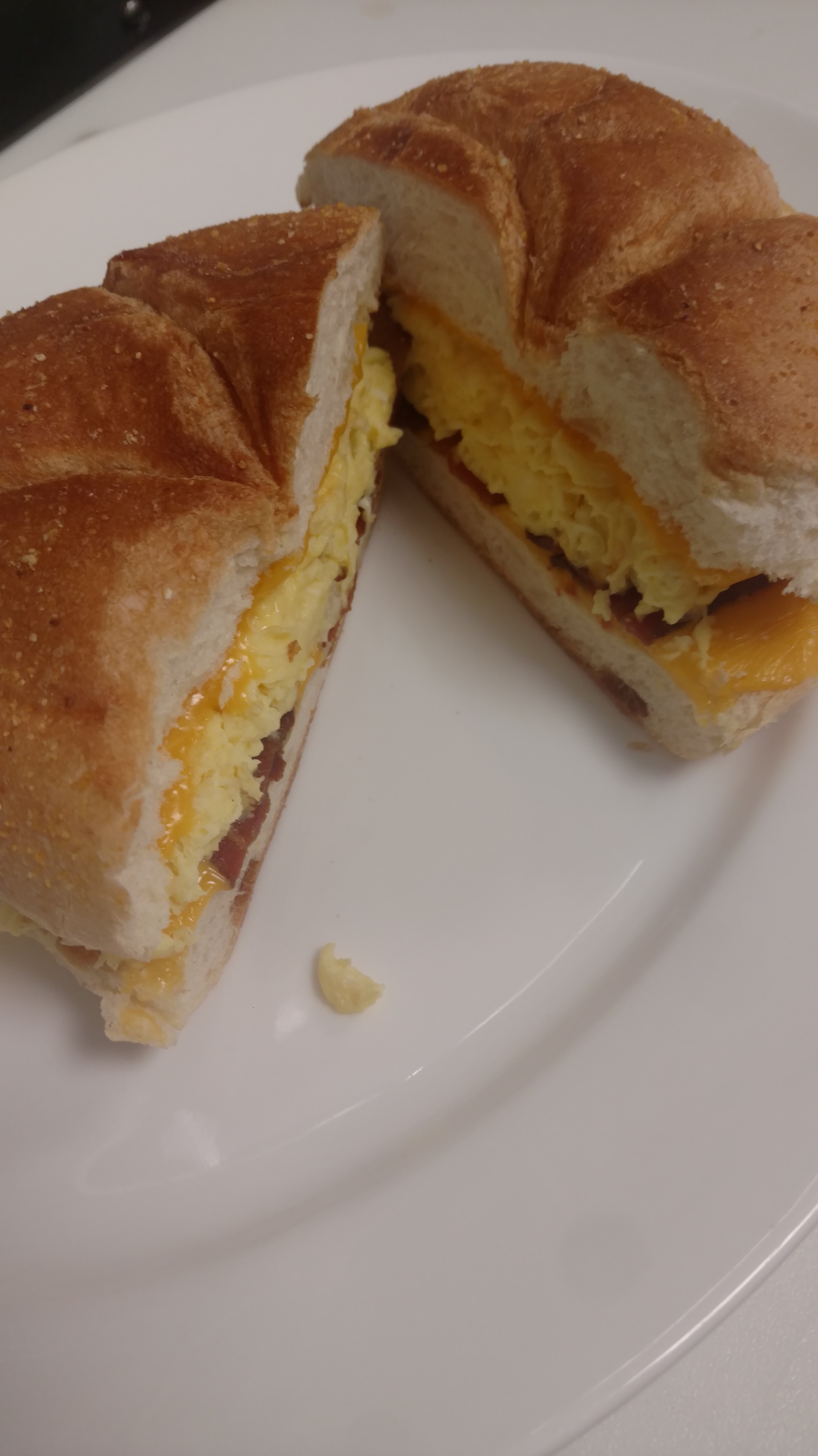 Order Bacon, Egg and Cheese Sandwich food online from Pleasantville Diner store, Pleasantville on bringmethat.com