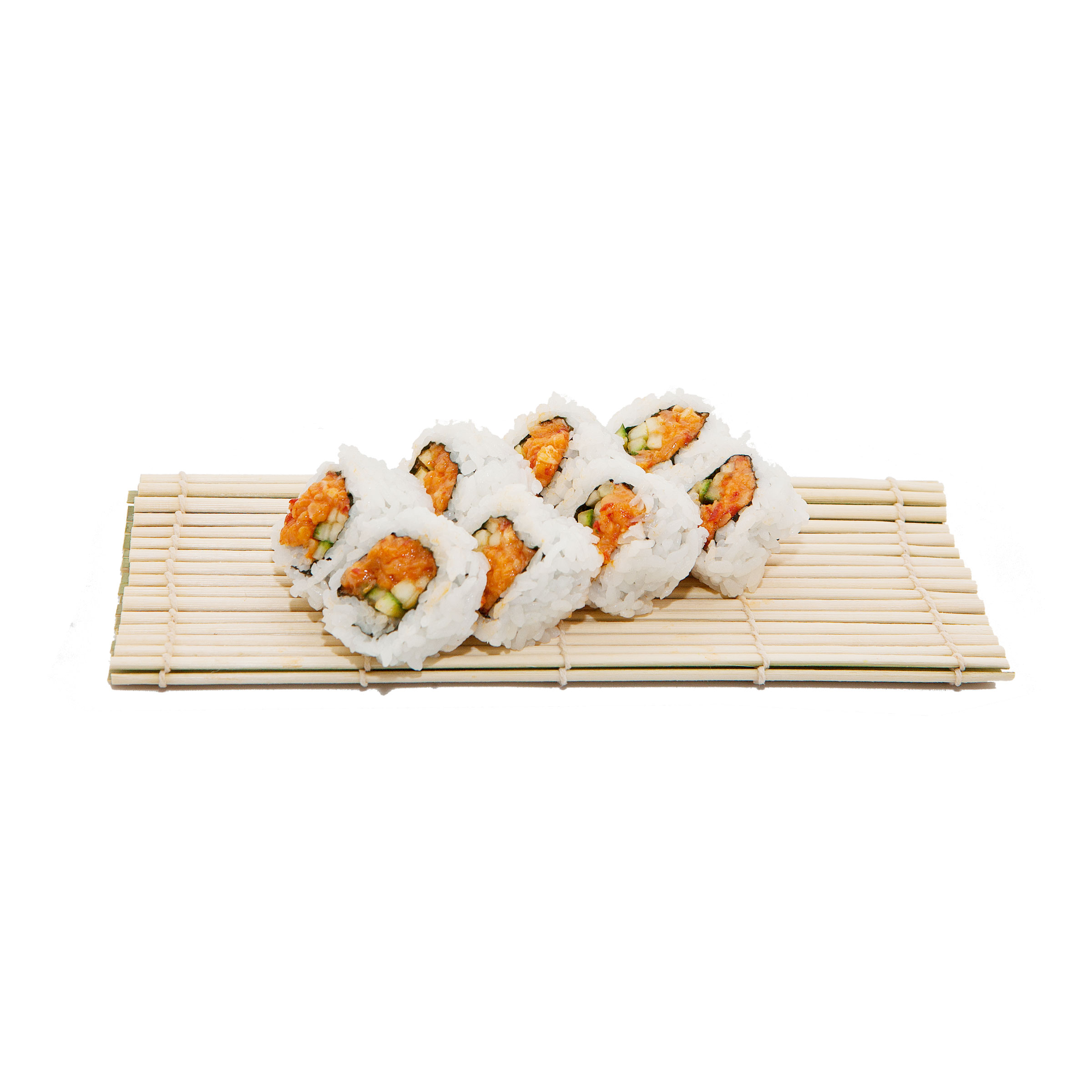 Order Spicy Salmon Sushi Roll food online from Sushi Kudasai store, Bellevue on bringmethat.com