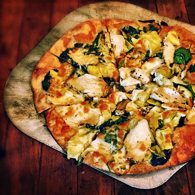 Order Spinach Artichoke Pizza food online from Napa Wood Fired Pizzeria store, Rochester on bringmethat.com