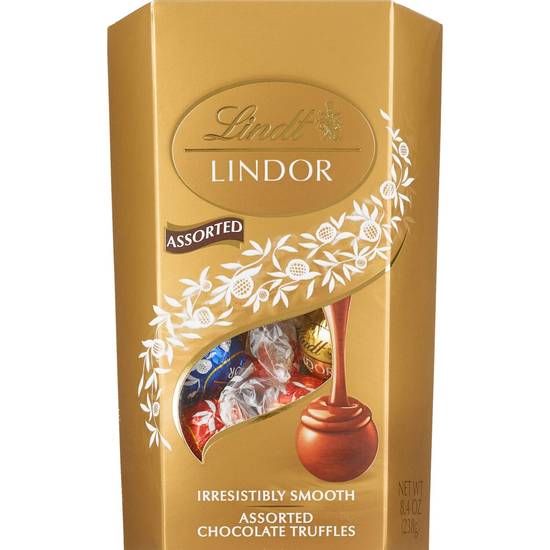 Order Lindt LINDOR Assorted Chocolate Truffles Cornet Box, 8.4 oz. food online from Cvs store, FOUNTAIN VALLEY on bringmethat.com