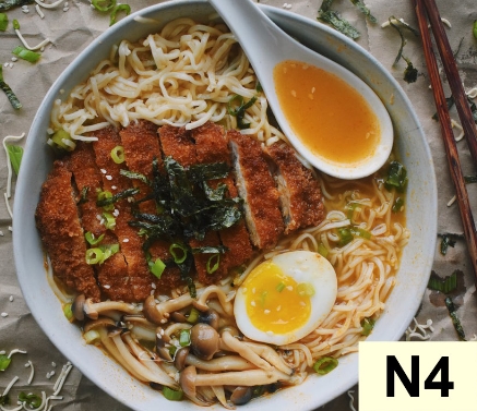 Order N4. Spicy Tori Katsu Ramen food online from Japanese Express store, Troutdale on bringmethat.com