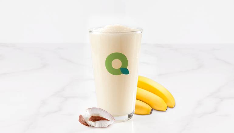 Order Banana Coconut Smoothie Medium food online from Quickchek store, Raritan on bringmethat.com