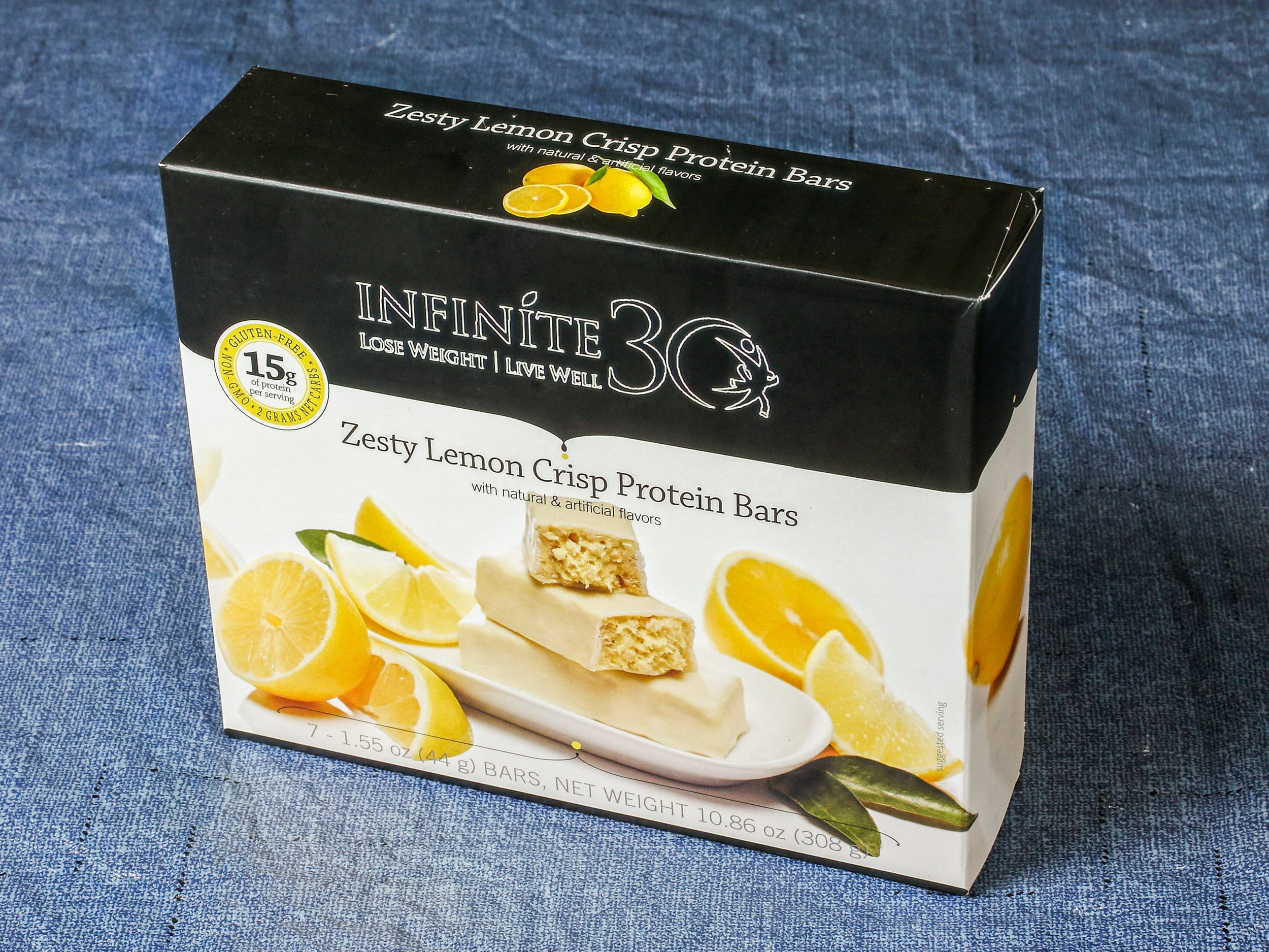 Order Zesty Lemon Crisp Bars food online from Infinite30 Weight Loss and Wellness store, Raleigh on bringmethat.com