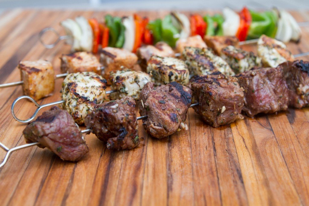 Order Mixed Grill Kabob food online from Aladin store, Fredericksburg on bringmethat.com