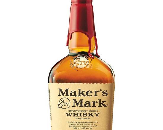 Order Maker's Mark, 750mL bottle (45% ABV) food online from Moby Liquor store, Los Angeles on bringmethat.com