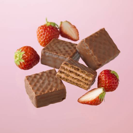 Order Chocolate Wafers "Strawberry Cream" food online from Royce Chocolate store, San Jose on bringmethat.com